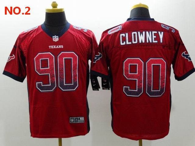 Houston Texans #90 Jadeveon Clowney Men's Nike Jersey NO.2;